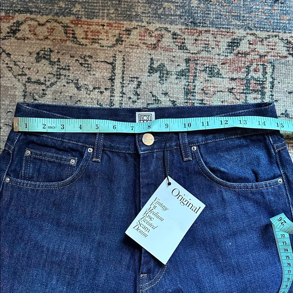 Toteme Dark Indigo Straight-Leg Jeans